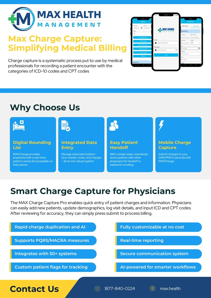 Maxlink Solutions — MaxHealth flyer