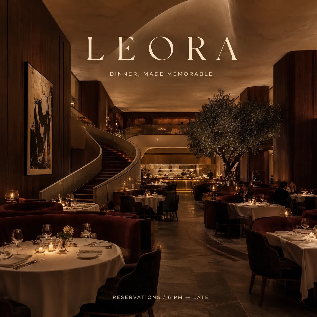 Luxury social post — One