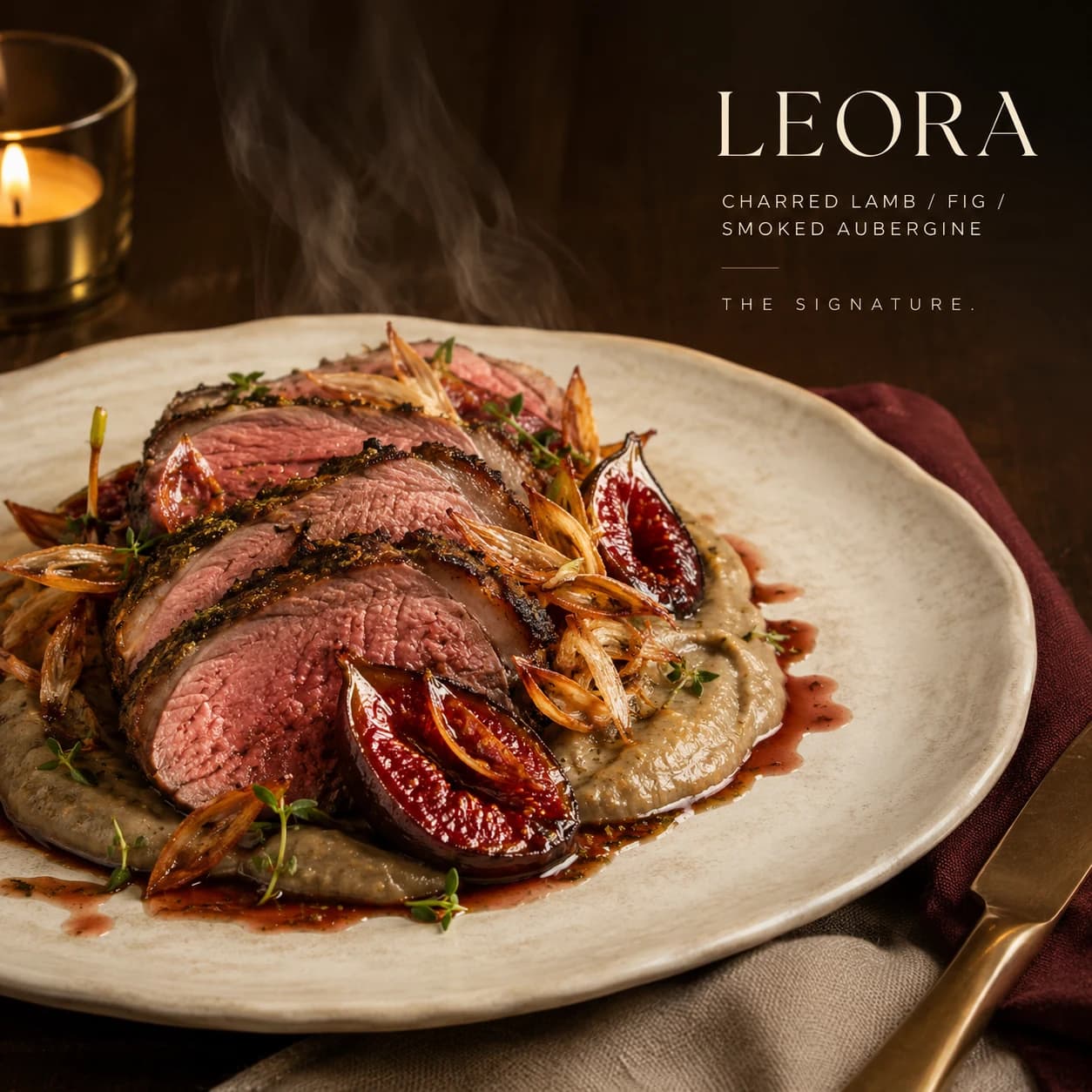 Luxury social post — Three